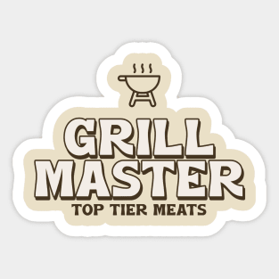 Grill Master Sticker